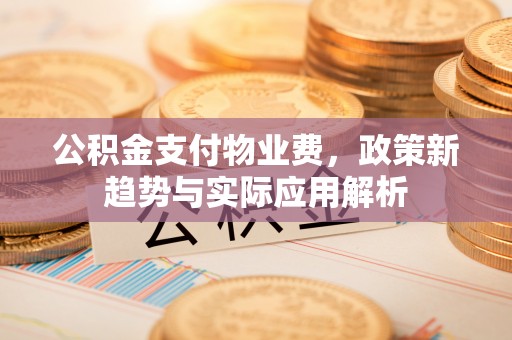 青秀公积金支付物业费，政策新趋势与实际应用解析