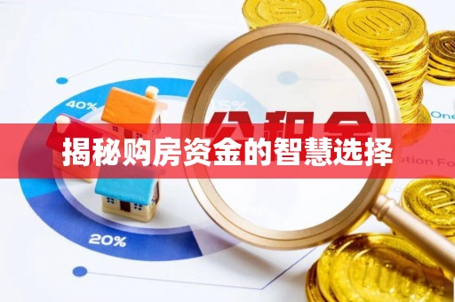 青秀揭秘购房资金的智慧选择