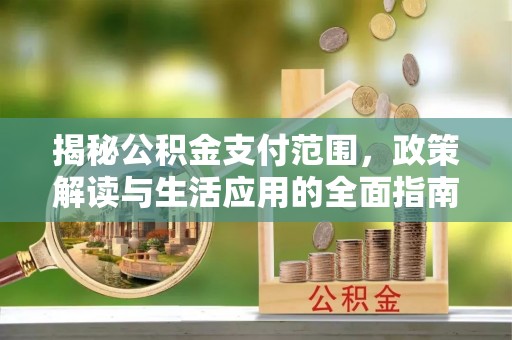 青秀揭秘公积金支付范围，政策解读与生活应用的全面指南