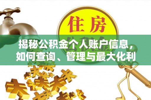 青秀揭秘公积金个人账户信息，如何查询、管理与最大化利用