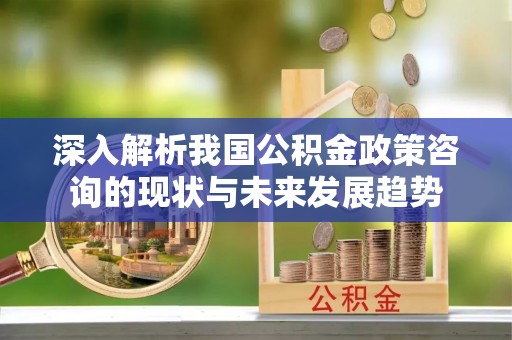 青秀深入解析我国公积金政策咨询的现状与未来发展趋势